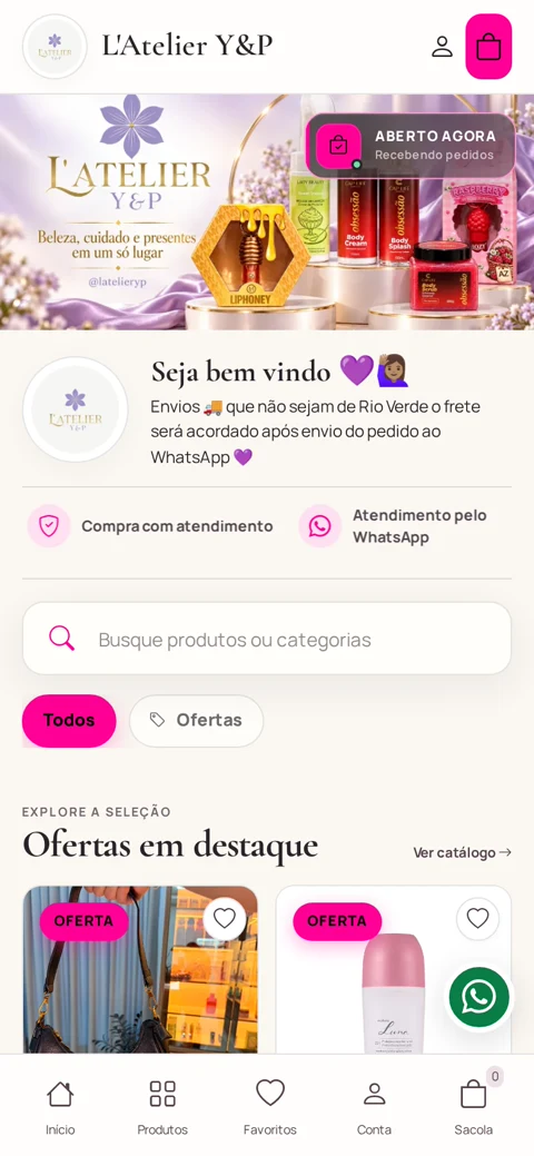 Catálogo real L’atelier Y&P no PDV Soft